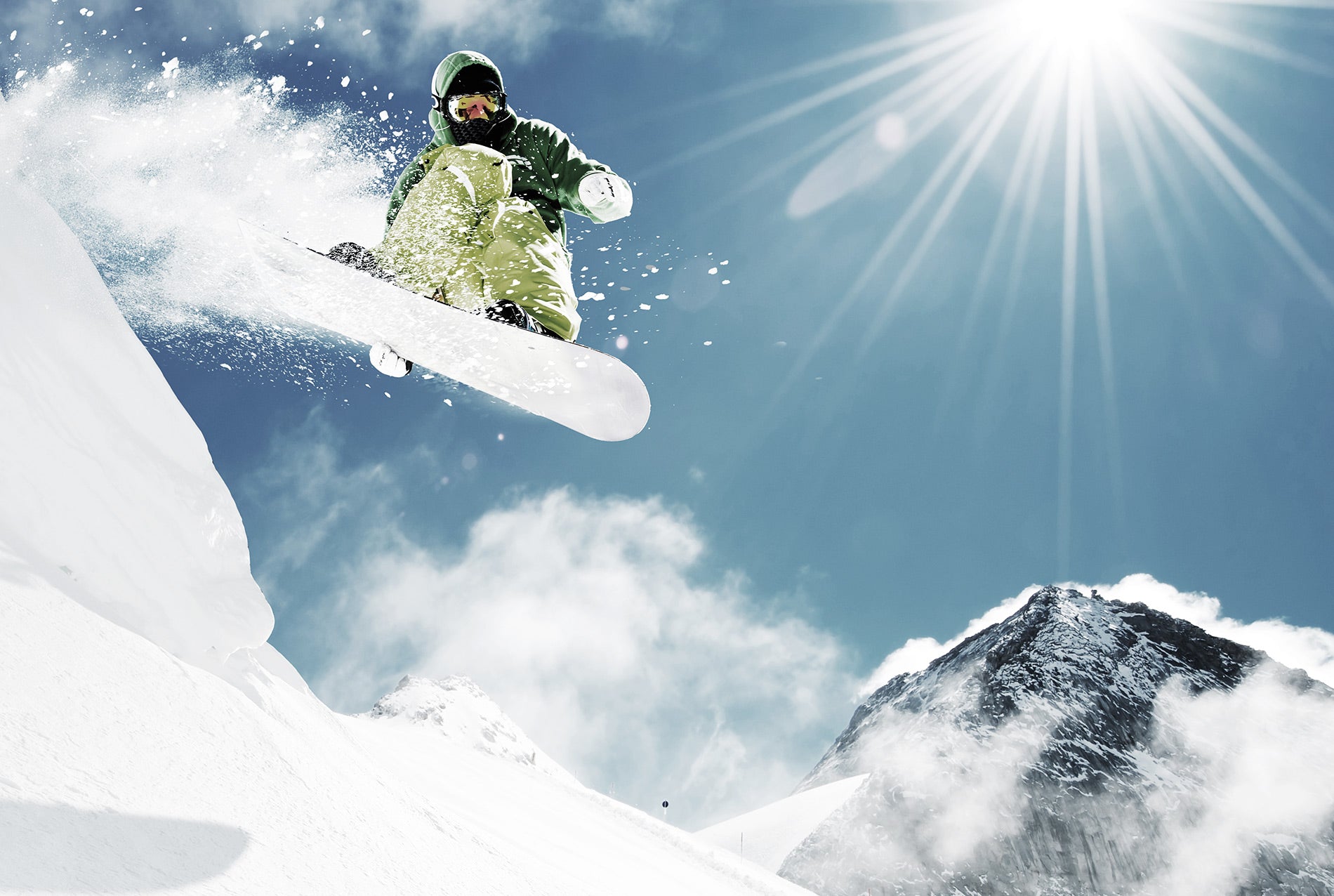 Teen skiier wearing a pair of Eurosock Youth Ski & Snowboard socks