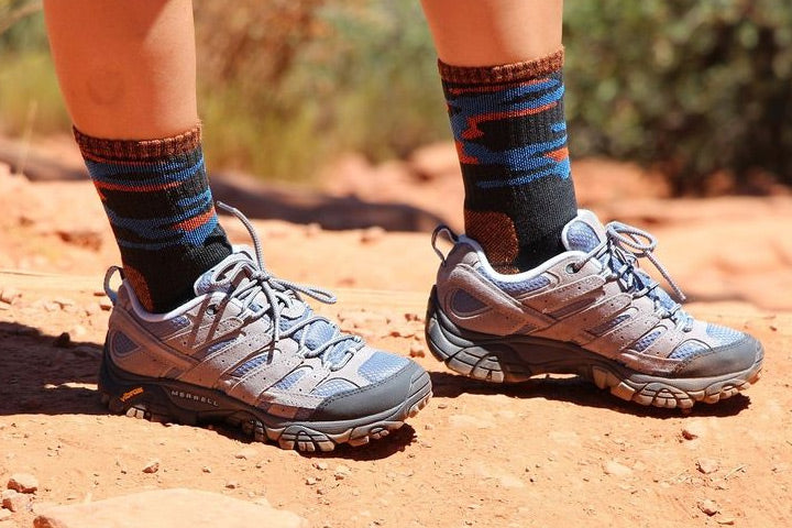 Runner wearing a pair of Eurosock outdoor socks