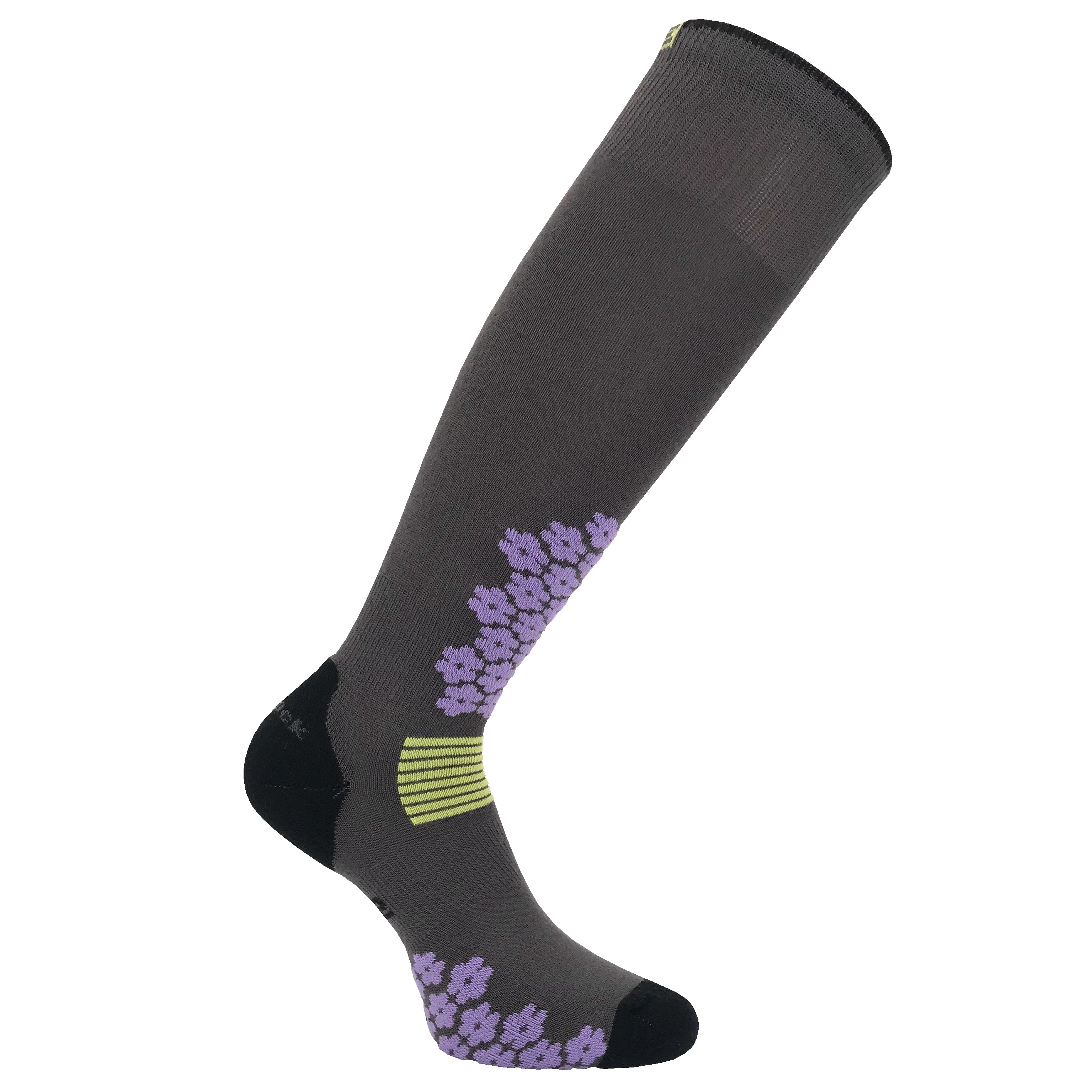 Moisture Wicking Snow Socks Eurosocks Women's Snowdrop Silver OTC