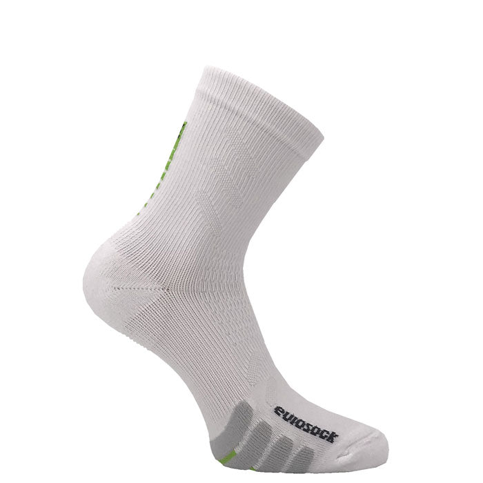 Bike Crew Compression Socks - White