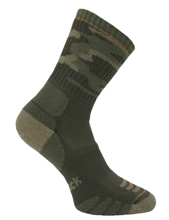 Camo Trek Med Weight Crew Socks - 2361
