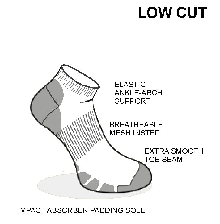 Path Cool No Show Tab Hike Socks - 6821
