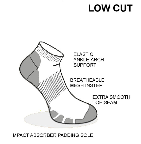 Path Cool No Show Tab Hike Socks - 6821