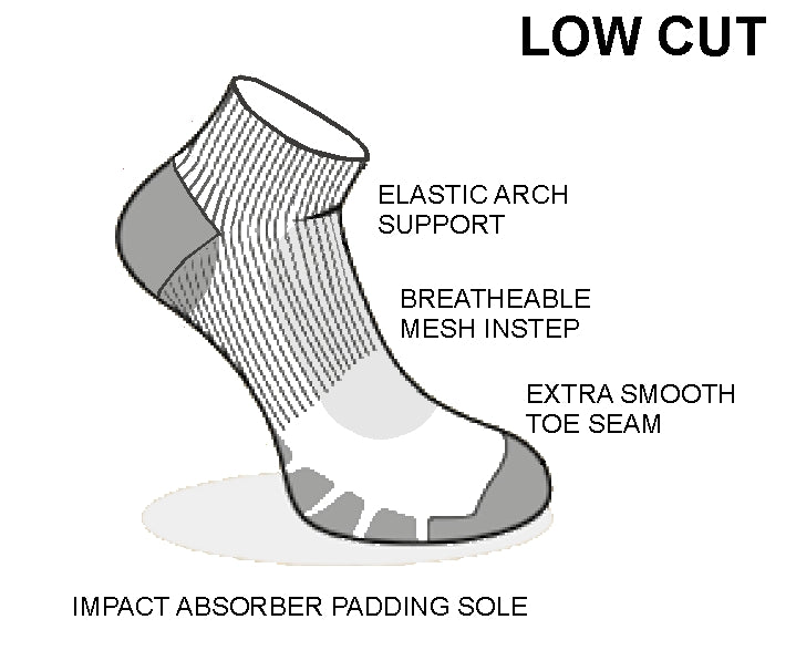 Crystal Run Low Cut Socks  - 2050