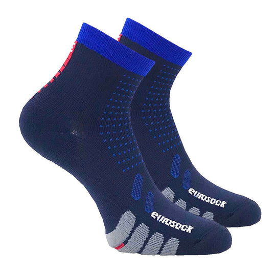 Bike Qtr Compression socks - 1231 - Blue - Two pair 