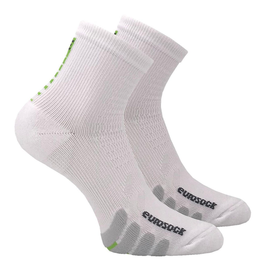 Bike Qtr Compression socks - 1231 - White - Two Pair