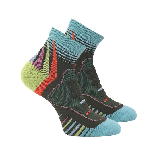 Trail Flame Quarter Socks - 1816