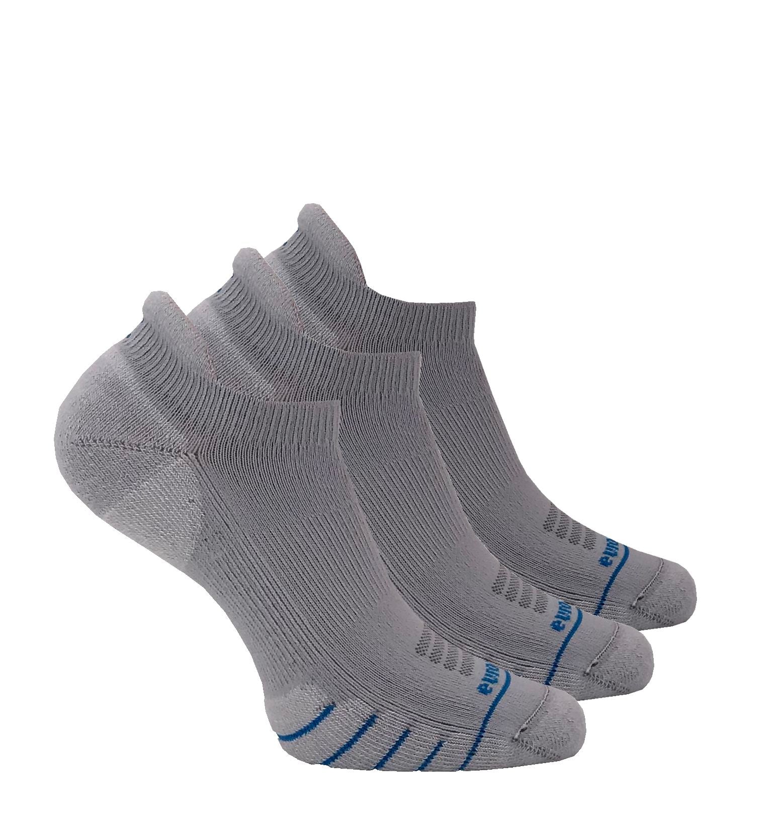 Slam Silver No Show Tab Socks - 6809 for pickleball & tennis