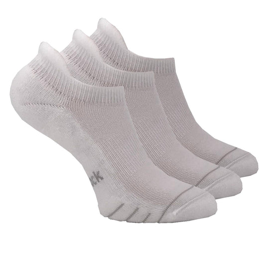 Ace Cool No Show Tab Socks - 3 Pack in White
